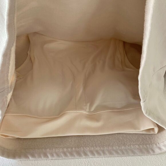 Klassy Network KN Cropped Sweatshirt Small • Beige Long Sleeve • Minimalist Athl - Picture 7 of 7